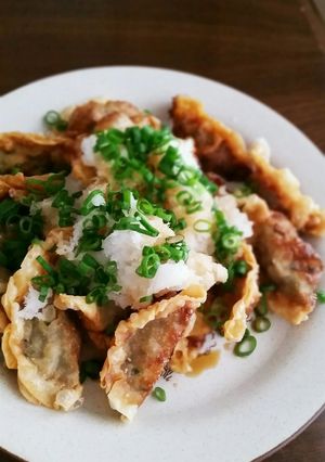 揚げ餃子のおろしぽん酢かけ-レシピのメイン写真