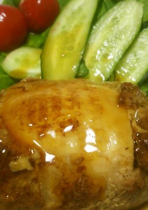 たけのこ丸ごとハンバーグ-レシピのメイン写真