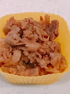 お弁当に!レンジで簡単、豚肉の生姜焼き!-レシピのメイン写真