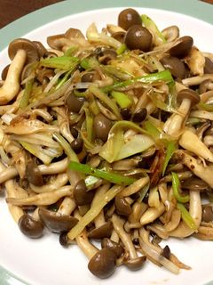 しめじと長ネギのピリ辛醤油炒め-レシピのメイン写真
