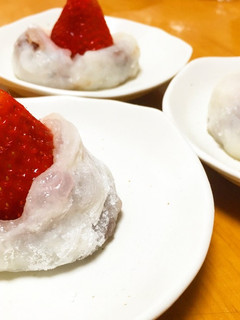 お餅で簡単!いちご大福-レシピのメイン写真