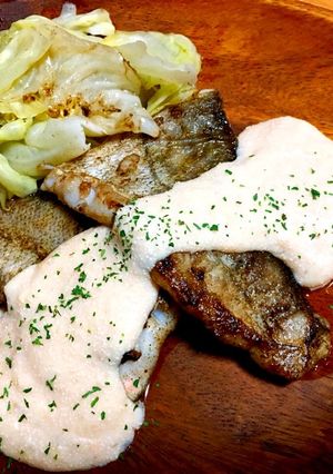 鱈のムニエル～豆乳たらこソース～-レシピのメイン写真