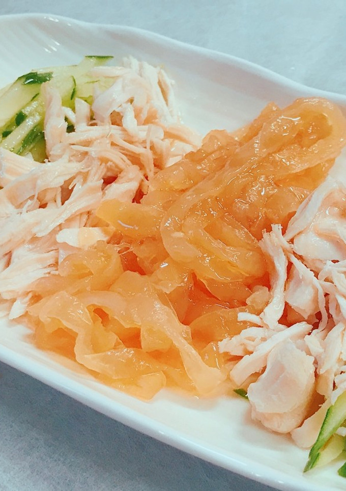 クラゲときゅうり、ササミの中華風酢の物-レシピのメイン写真