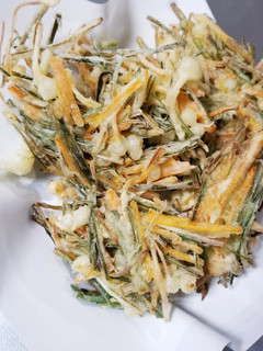 のびるのかき揚げ(・∀・)-レシピのメイン写真