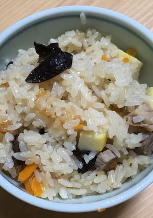 中華風タケノコご飯-レシピのメイン写真