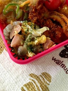 簡単お弁当にも!!しめじ魚肉ソ卵炒め-レシピのメイン写真