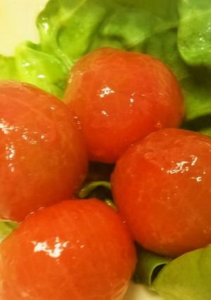 訪問ヘルパーが作るトマトの浅漬け-レシピのメイン写真