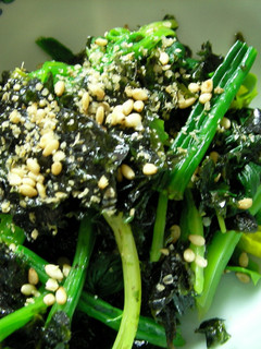 韓国海苔で中華風おひたし-レシピのメイン写真