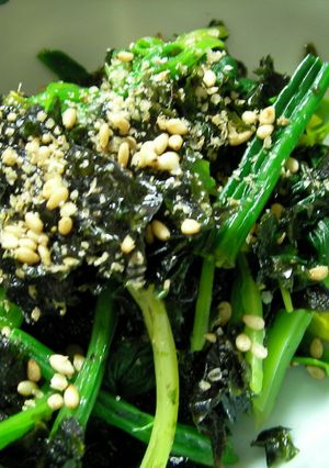 韓国海苔で中華風おひたし-レシピのメイン写真