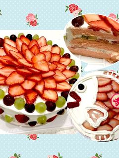 デコレーションケーキ-レシピのメイン写真