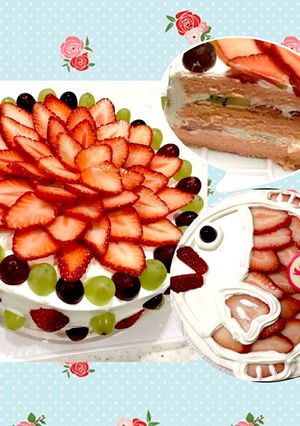 デコレーションケーキ-レシピのメイン写真
