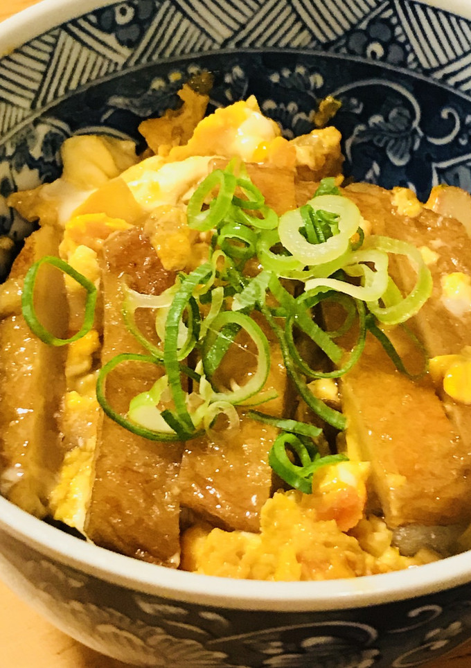 プチ丼●丸天揚げの玉子とじ丼-レシピのメイン写真