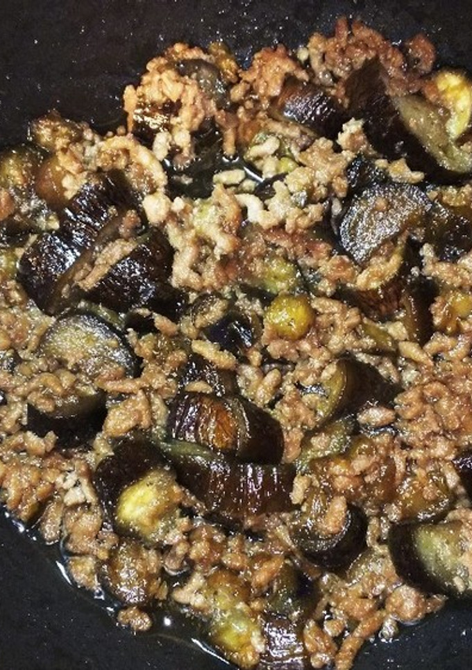 なすと挽き肉の甘辛煮-レシピのメイン写真