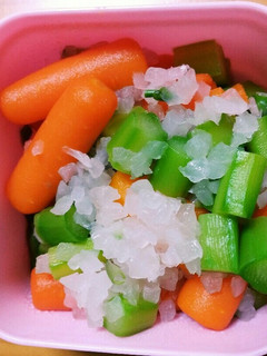 幼児食 にんじんとアスパラと玉ねぎ-レシピのメイン写真