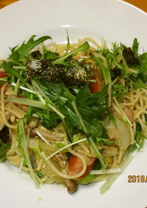 和風スパゲティー！味もボリュームも太鼓判-レシピのメイン写真