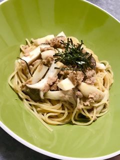 エリンギとツナのバター醤油パスタ-レシピのメイン写真