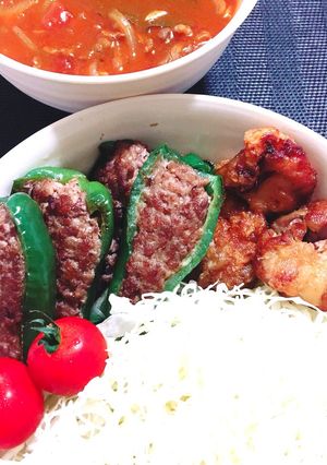 【時短】ピーマンの肉詰め-レシピのメイン写真