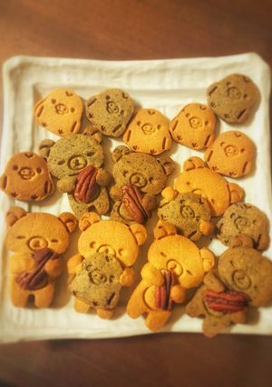 紅茶と竹炭のココナッツシュガークッキー-レシピのメイン写真