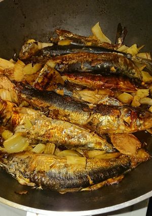 飽きない鰯のセロリピクルス汁の甘露煮-レシピのメイン写真