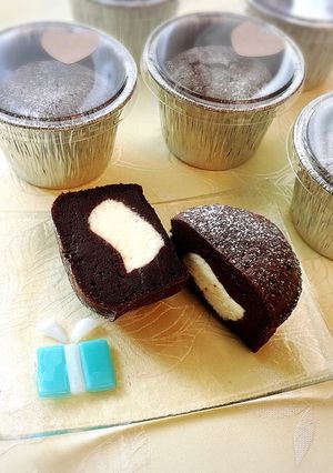 クリームチーズ入りガトーショコラ-レシピのメイン写真