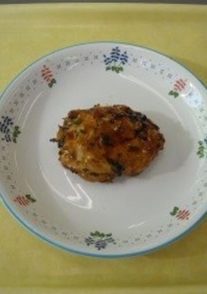 簡単給食 わかめ入りシャキシャキつくね-レシピのメイン写真