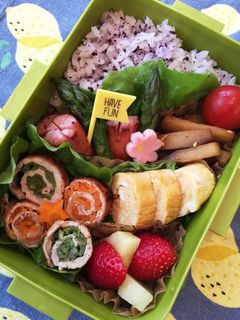野菜のくるくる豚肉巻き♪-レシピのメイン写真