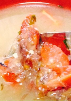 旨味がぎゅ！ミニトマトのかちゅー湯-レシピのメイン写真