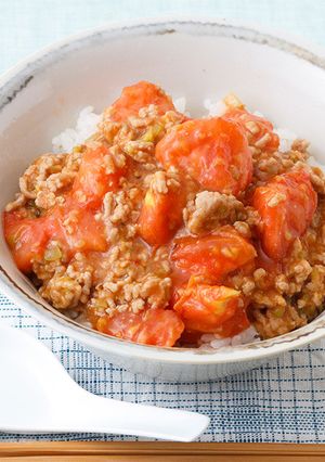 やみつき!トマトマーボー丼-レシピのメイン写真