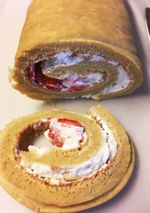 苺のロールケーキ-レシピのメイン写真