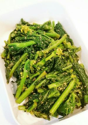 ☆春野菜☆のらぼう菜で簡単胡麻和え♪-レシピのメイン写真