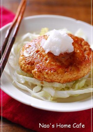 豆腐&ツナの和風照り焼きハンバーグ-レシピのメイン写真
