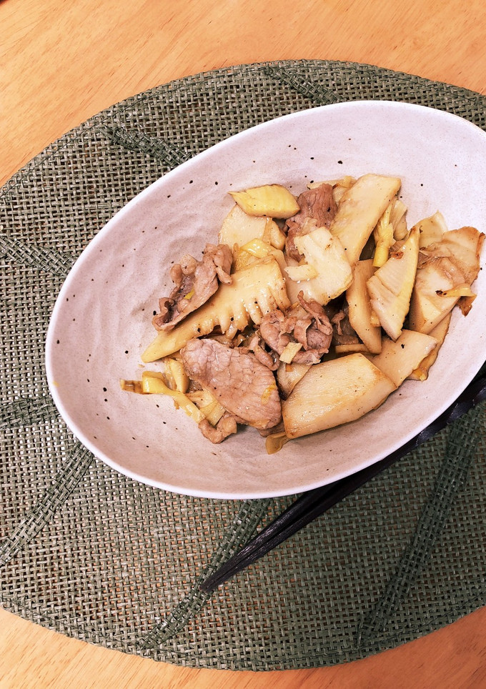 たけのこと豚肉のオイスター炒め♡-レシピのメイン写真