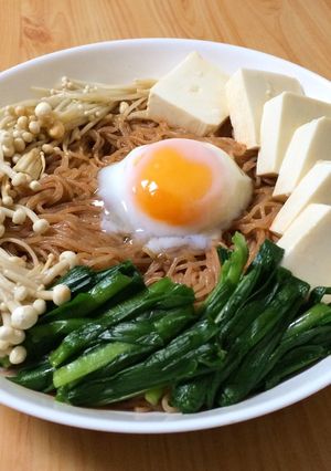 スンドゥブ風冷麺-レシピのメイン写真