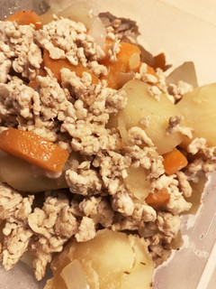 鶏ひき肉の肉じゃが!ほっこり優しい味♡-レシピのメイン写真