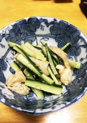和えるだけ！鶏皮ポン酢 鶏皮消費！-レシピのメイン写真