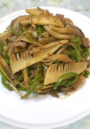 ピクピク♡モコモコ♡タケノコの青椒牛肉絲-レシピのメイン写真