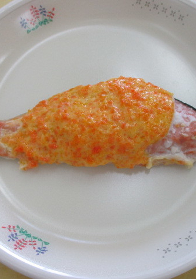 簡単給食　鮭の紅葉焼き-レシピのメイン写真