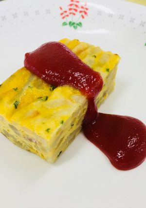 簡単給食　スパニッシュオムレツ-レシピのメイン写真