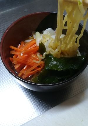 ビビンバ辛ラーメン-レシピのメイン写真