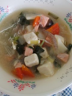 簡単給食 石狩鍋-レシピのメイン写真