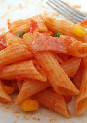 ペンネのトマトソース-レシピのメイン写真