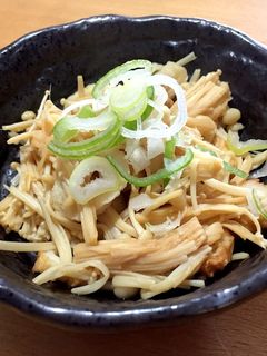 レンチン☆えのきと竹輪のポン酢蒸し-レシピのメイン写真