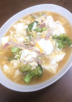 絹ごし豆腐とブロッコリーの卵あんかけ-レシピのメイン写真