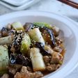 麻婆風「さっぱり‘茄酢’炒め」