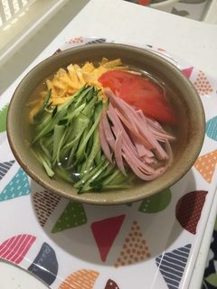 冷やし中華風★ふるる冷麺-レシピのメイン写真