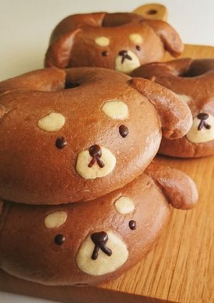 かわいい♡わんこベーグル-レシピのメイン写真