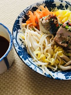 レンジでつけ麺風-レシピのメイン写真