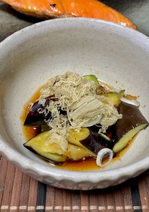さっぱり味の蒸かしナス-レシピのメイン写真