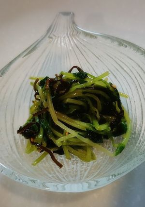 混ぜるだけ！豆苗の塩昆布和え-レシピのメイン写真