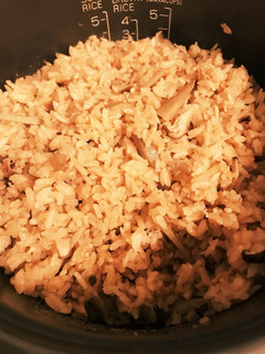 貝のオイスターソース炊き込みご飯-レシピのメイン写真